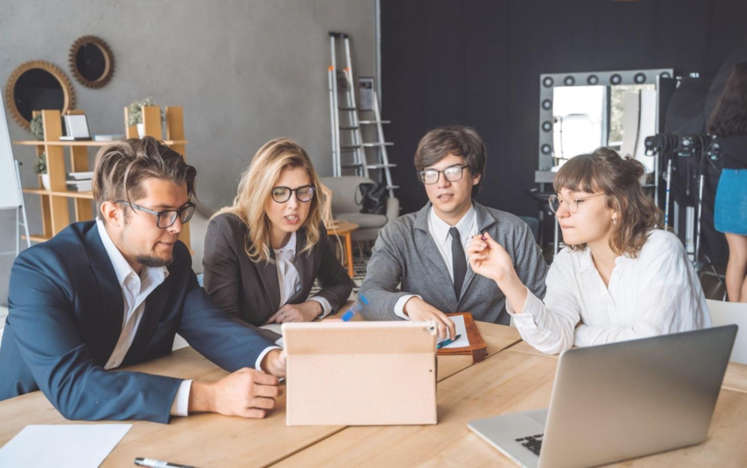 Student reviewing investment theory materials